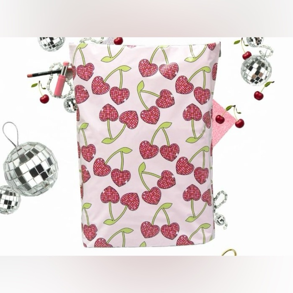 🪩15 Disco Cherry Designer Poly Mailers 10x13